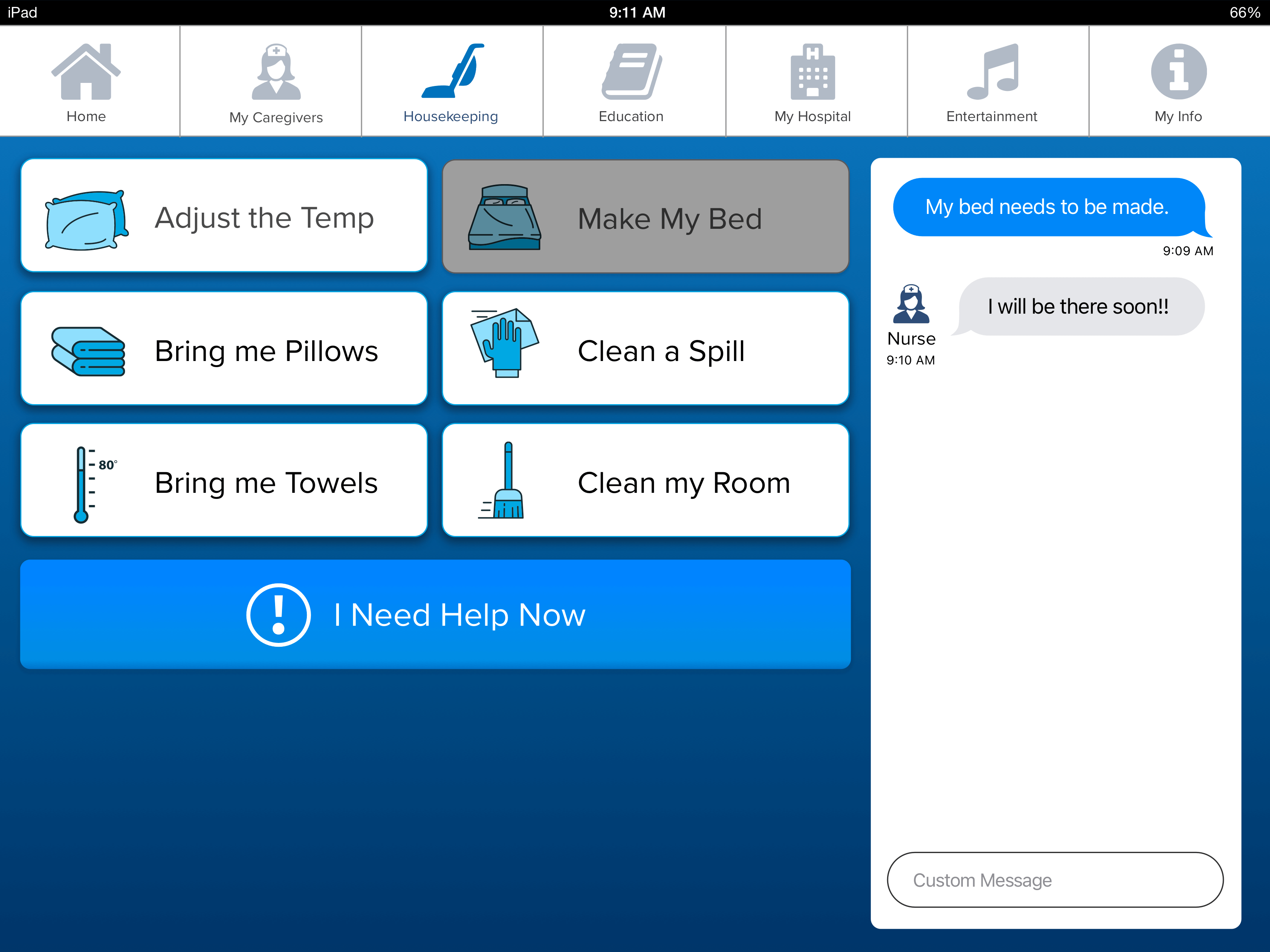 Hospital Integration Help View